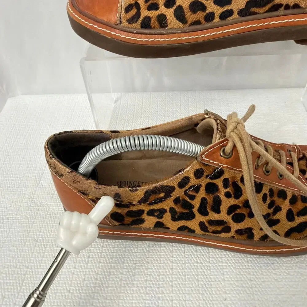 L’Artiste Shoes Womens Size 6 Spring Step Libbi Leopard Print Calf Hair
